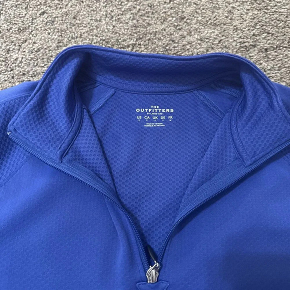 Lands' End Outfitters Long Sleeve Blue S Active 1/4 Zip Thermal Outdoor Running - Picture 9 of 11
